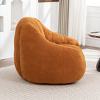 Comfy Bean Bag Chair with Memory Foam Filler – Tufted Soft Stuffed Bean Bag Sofa for Dorm, Apartment, or Living Room – Yellow - Grand Goldman Shop