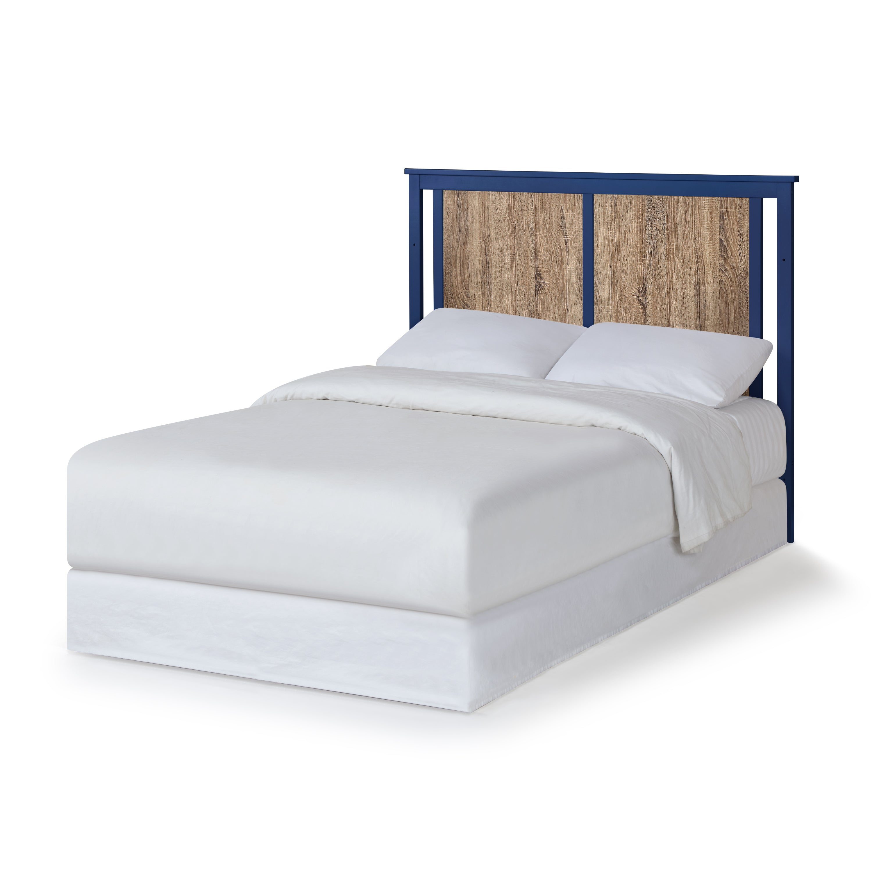 Connelly 4-in-1 Crib and Changer Combo Midnight Blue/Vintage Walnut | Premium Home Decor - Grand Goldman