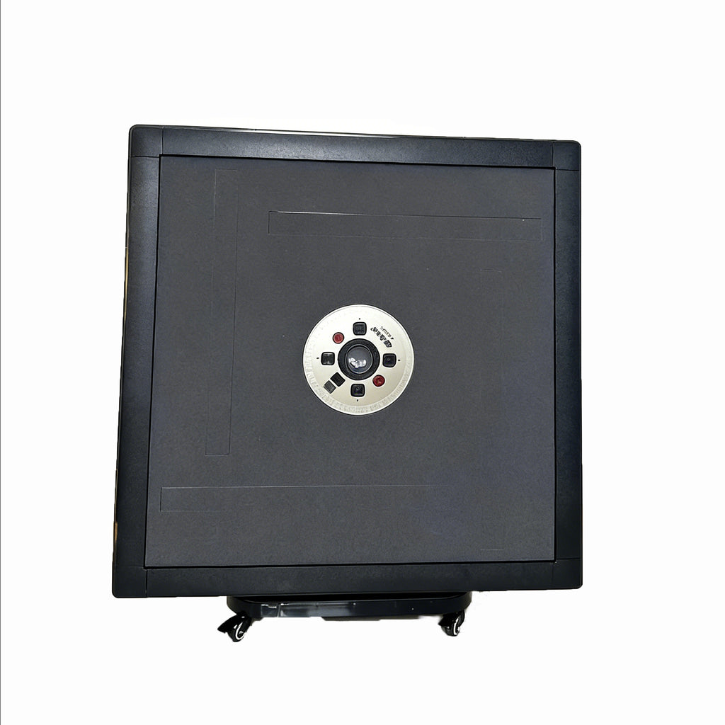 Foldable Ultra-Thin Automatic Mahjong Table with Wheels, 42mm Numbered Tiles (Chinese & American Style), 2 Magnetic Tile Sets