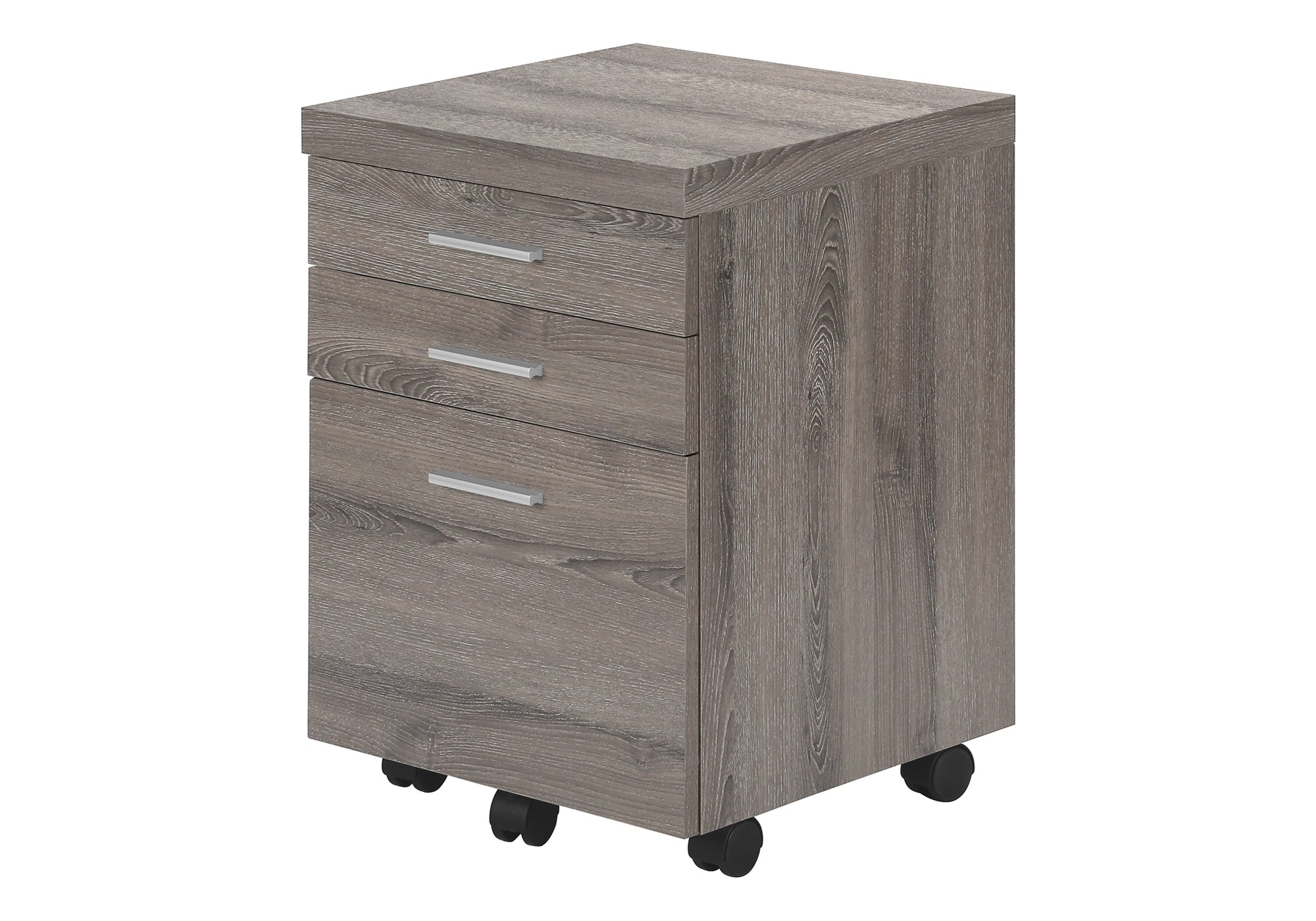 File Cabinet, Rolling Mobile, Storage Drawers, Printer Stand, Office, Work, Brown Laminate, Contemporary, Modern | Premium Ho