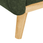 67.7' Wide Mid-Century Modern Upholstered Tufted Loveseat Sofa With Wooden Legs - Grand Goldman Shop