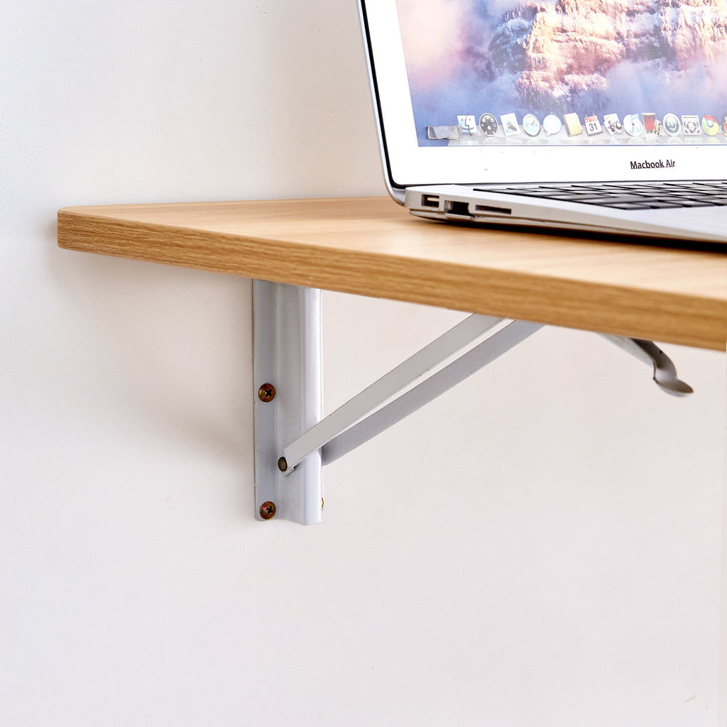 Laundry Room Folding Table Wall Mounted Folding Table for Small Spaces,Fold Down Desk,Workbench,Addition to Garage & Shed/Home Office/Laundry Room/Home Bar/Kitchen & Dining Room,45*22*6.5 inches. - Grand Goldman Shop