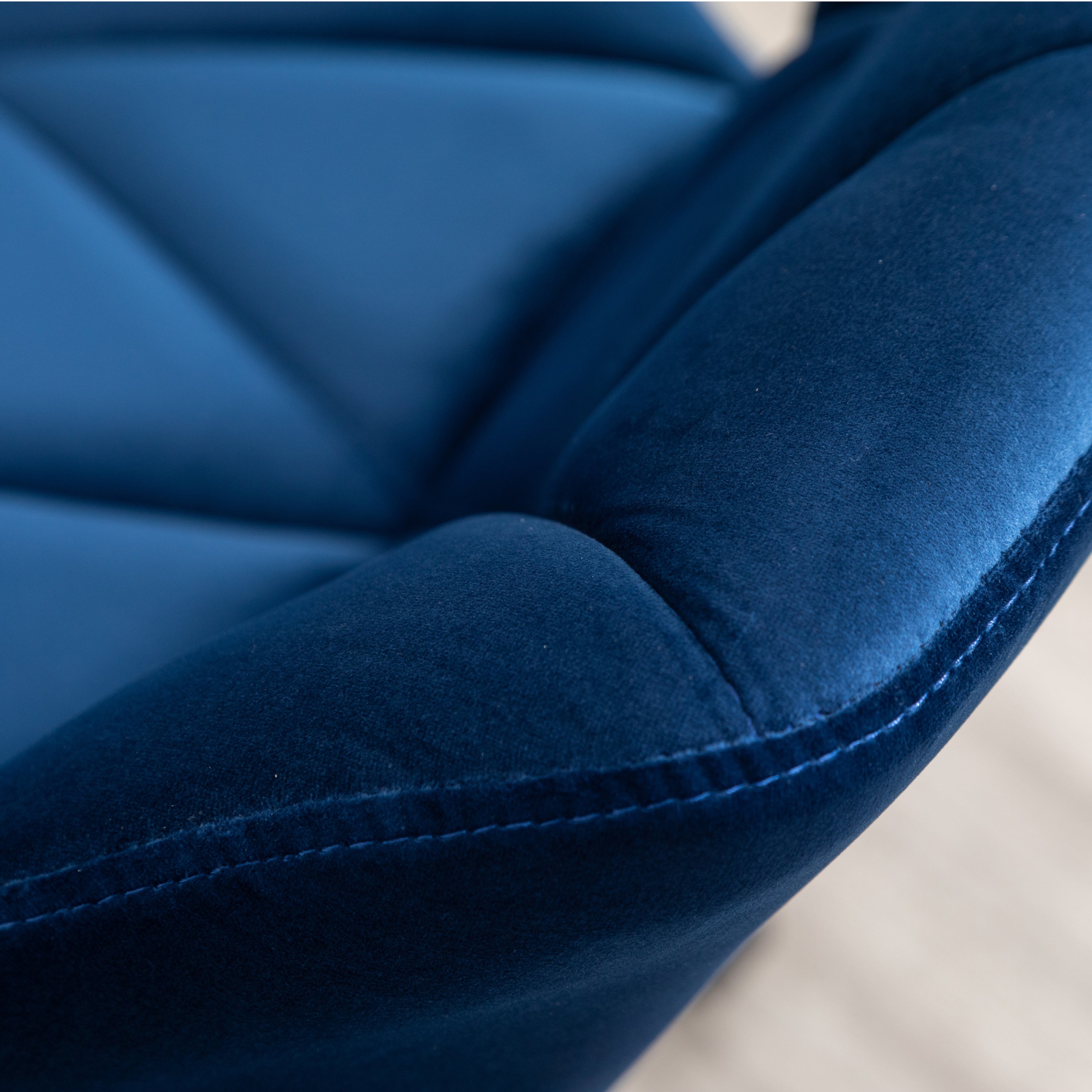 Eldon Diamond Tufted Adjustable Swivel Office Chair, Blue - Grand Goldman