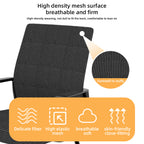 Minimalist Modern Office Chair with Metal Frame, Soft Cushion, Mesh Backrest, Black, for Home & Office Use - Grand Goldman