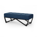 Navy blue Ottoman - Grand Goldman Shop