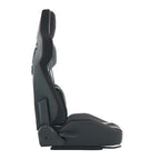Universal PVC Bucket Style Reclinable Sport PU Leather Simulator Racing Seat with Adjustable Lock Slide - Grand Goldman