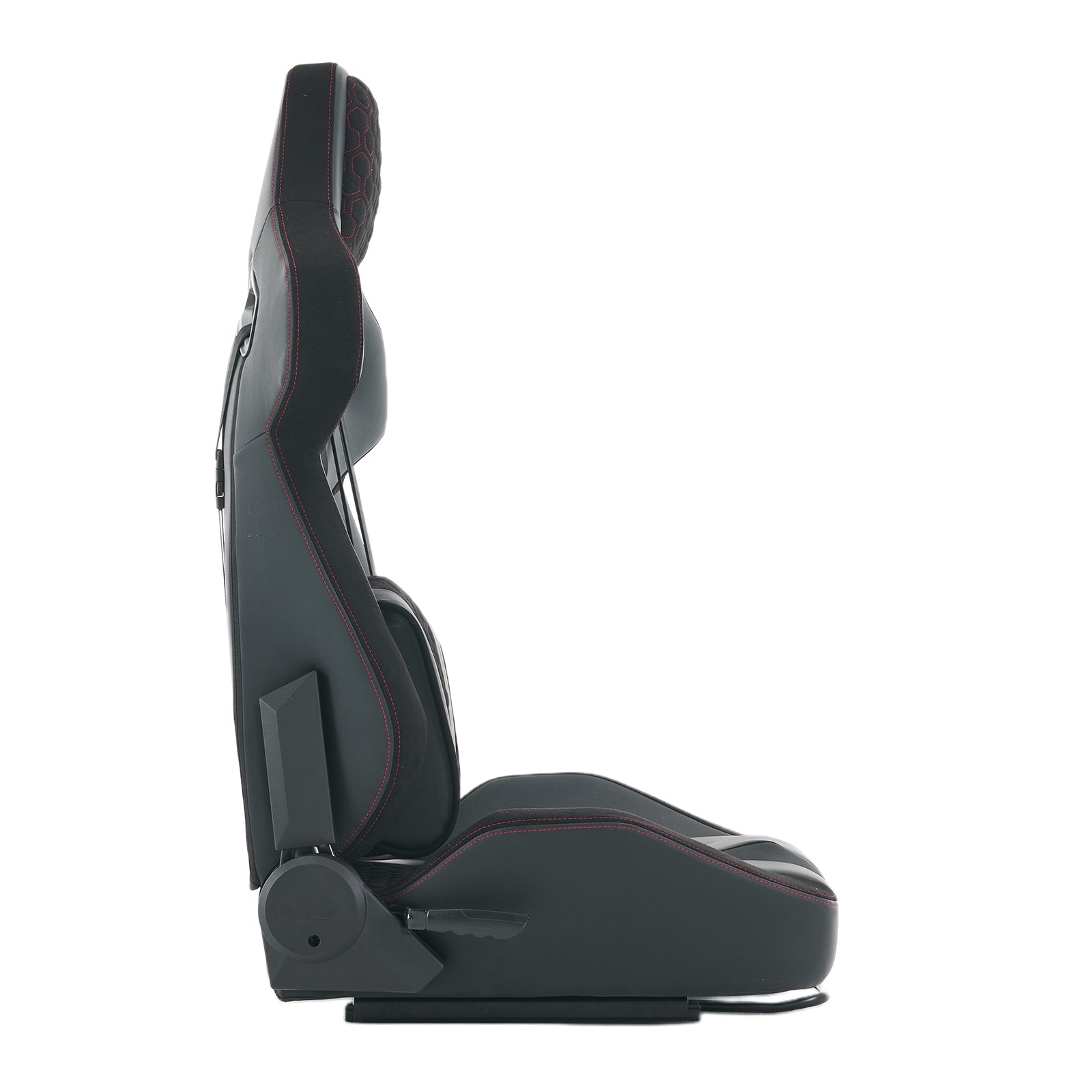 Universal PVC Bucket Style Reclinable Sport PU Leather Simulator Racing Seat with Adjustable Lock Slide - Grand Goldman
