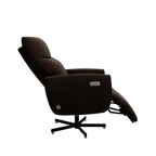 Power Swivel Recliner Chair, Electric Reclining with USB & Type-C Charging, 360° Swivel Velvet Upholstered Accent Chair, for 