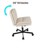 UPGRADE! Larger Size 360° Swivel Home Office Desk Chair with Wheels - Grand Goldman