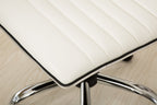 Fremo Chromel Adjustable Air Lift Office Chair, White | Premium Home Decor - Grand Goldman