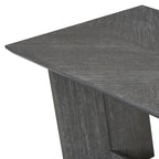 TREXM 6-Piece Retro Dining Table Set for 6, 60' Wood Kitchen Table and Chairs Set of 4 with Bench Designed Trestle Base for kitchen & Dining Room (Gray) - Grand Goldman Shop