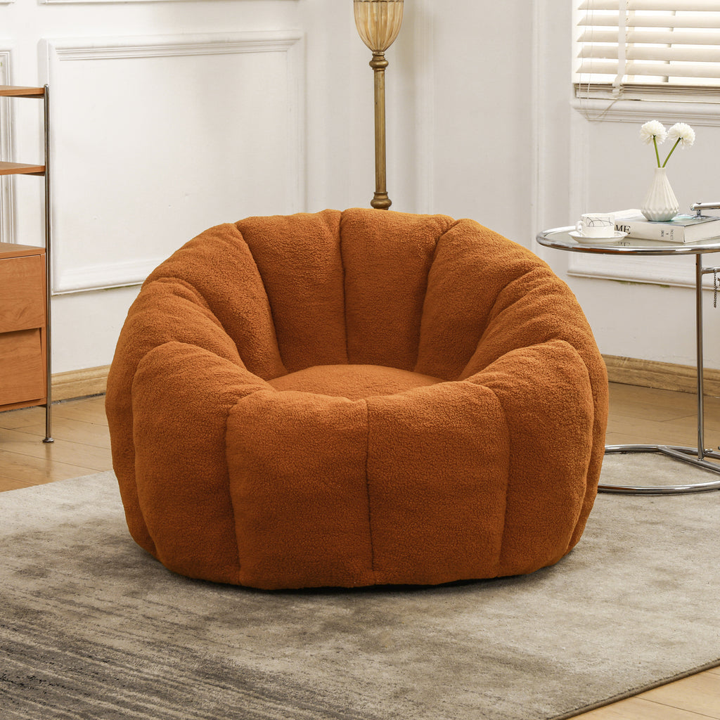 Bean Bag Chair, Bean Bag Sofa Chair with Armrests Stuffed High-Density Foam, Lazy Sofa Comfy Chairs Beanbag Chair for Adults in Living Room, Bedroom Reading - Grand Goldman Shop