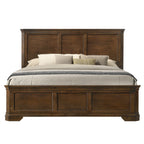 Maderne Traditional Wood Panel 5 pieces Queen Bed set with Dresser, Mirror, Nightstand and Chest - Grand Goldman Shop