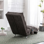 Ergonomic Linen Massage Chaise Lounge with Remote Control, Dark Gray, Electric Massage Lounger with 5 Modes - Grand Goldman Shop
