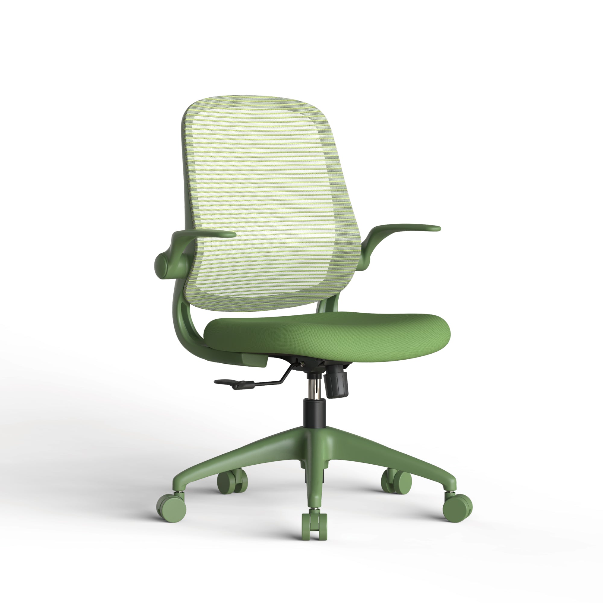 Ergonomic Color Office Chair 350LBS, Home Office, Mesh Back, Integrated Molded Foam, Comfortable Sitting, Flipping Armrest, F