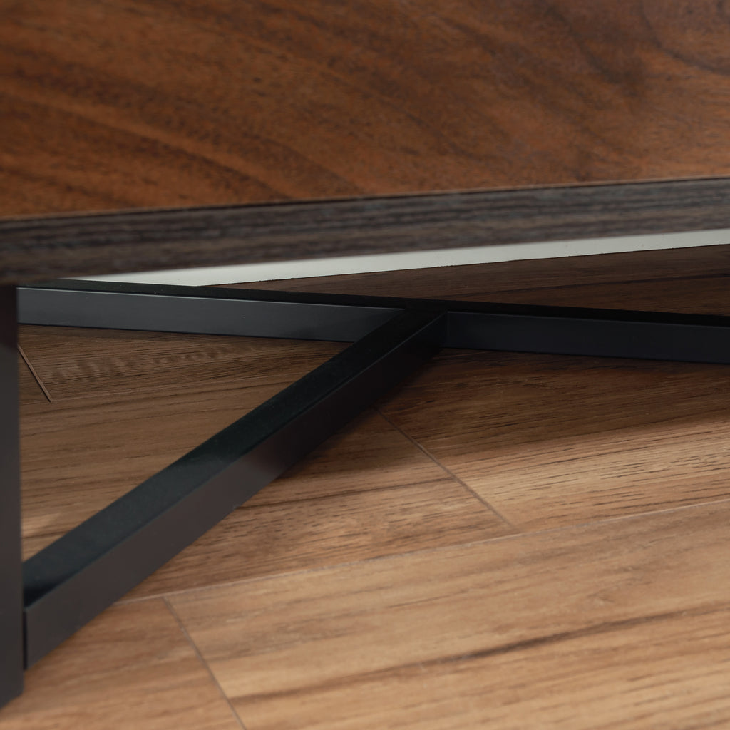 Lateral File with Modern Design, Dark Walnut finish | Premium Home Decor - Grand Goldman