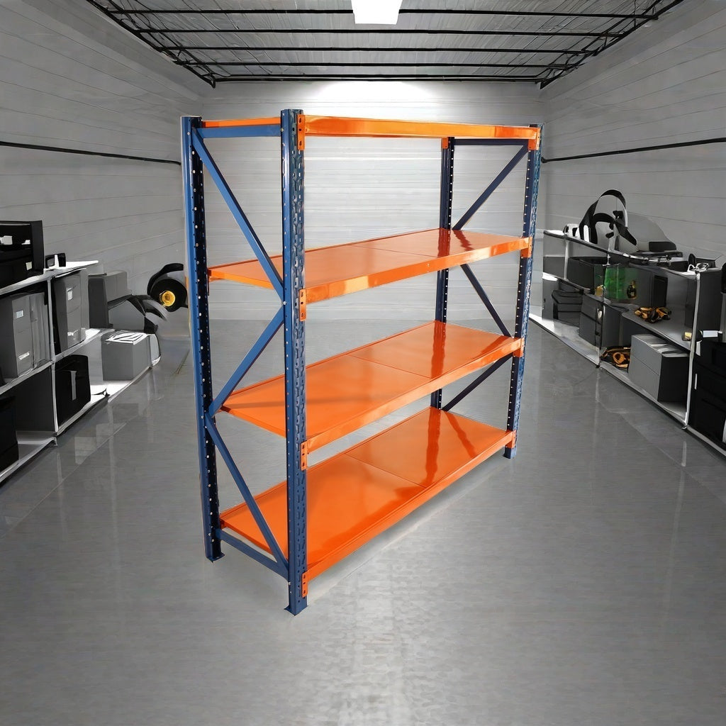 Garage shelves Heavy Duty - 4400 lbs garage storage 4 levels, adjustable metal shelving units and storage, industrial shelves utility shelves for commercial store tools gym - Grand Goldman Shop