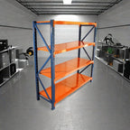 Garage shelves Heavy Duty - 4400 lbs garage storage 4 levels, adjustable metal shelving units and storage, industrial shelves utility shelves for commercial store tools gym - Grand Goldman Shop