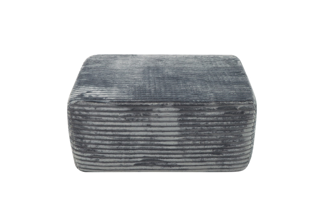 373-001/ottoman//grey/plush - Grand Goldman Shop