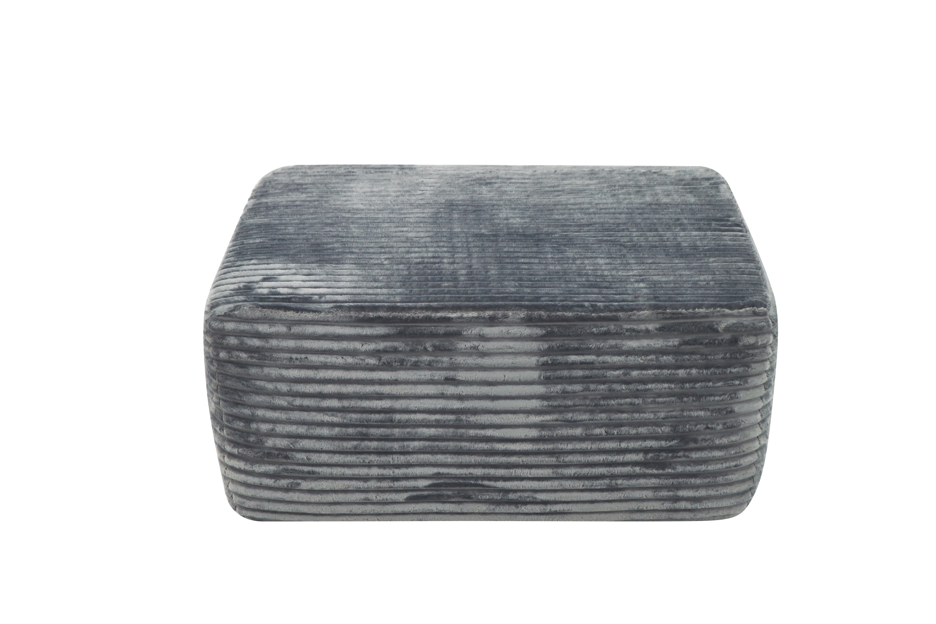 373-001/ottoman//grey/plush - Grand Goldman Shop