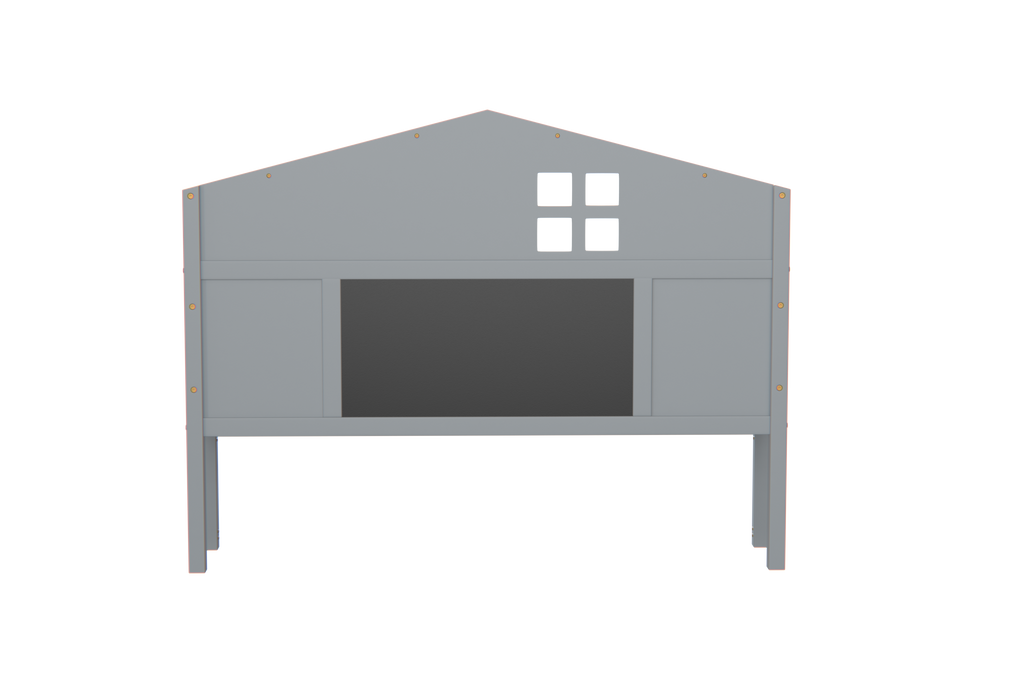 Headboard Storage Cabinet for Full-size Montessori Floor Bed , Grey,Freely collocation - Grand Goldman Shop