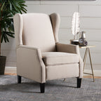 Westeros Wing Back Fabric Upholstered Recliner - Grand Goldman Shop
