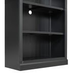 83' Tall Wood Bookcase Suite with light strip ,5-Tier Home Decor Bookcase Suite with Adjustable Shelves,Storage Organizer,Fre