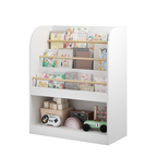 Kids Bookshelf with Open Storage, Front-Facing Children's Bookcase, Multi-Tier Wooden Book Display Shelf for Toddlers, Playro