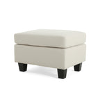 Upholstered Ottoman, Beige - Grand Goldman Shop
