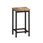 Modern Design Kitchen Dining Table, Pub Table, Long Dining Table Set with 3 Stools, Convenient Hanging Stool Design, Natural+Black,(Same SKU:W757P146463) - Grand Goldman Shop