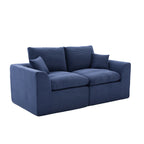 UNITED WE WIN Modular Sectional Sofa Cloud Couch,Comfy Cloud Modern Sofa,2 Seater with Cushion Covers Removable Furniture for Living Room Bedroom Apartments Dorms,No Assembly Required - Grand Goldman Shop