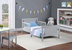 Connelly Reversible Panel Toddler Bed Gray/Rockport Gray - Grand Goldman