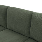 Cordory Upholstered Modular Sectional with 2 Ottomans - Grand Goldman Shop