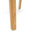 Contemporary Dining Chair Set of 2 with Upholstered Fabric and Rubberwood Legs in Light Beige - Grand Goldman Shop
