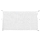Retractable Baby Gate 34 in Tall Extend to 55 in Wide for Kids or Pets White | Premium Home Decor - Grand Goldman