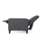 Smoke Fabric Push Back Chair for Elegant Home Décor - Grand Goldman Shop