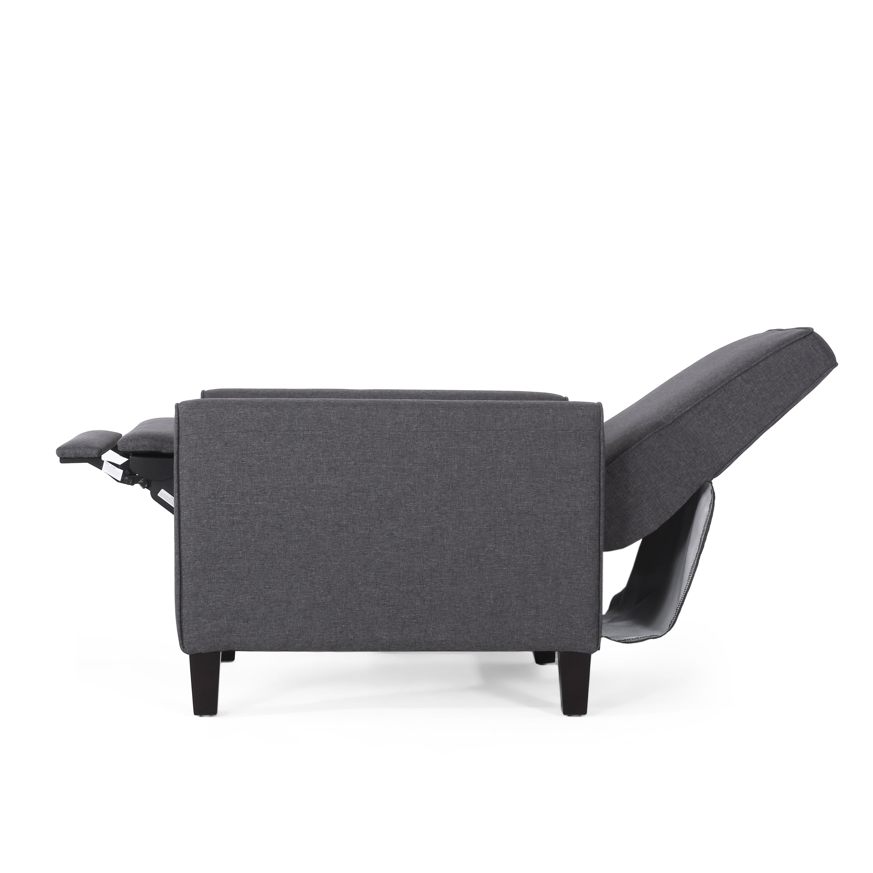 Smoke Fabric Push Back Chair for Elegant Home Décor - Grand Goldman Shop