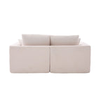 UNITED WE WIN Modular Sectional Sofa Cloud Couch,Comfy Cloud Modern Sofa,2 Seater with Cushion Covers Removable Furniture for Living Room Bedroom Apartments Dorms,No Assembly Required - Grand Goldman Shop
