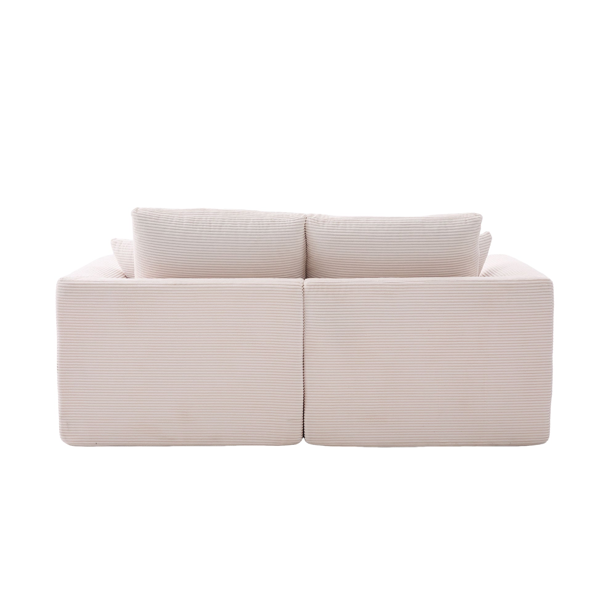 UNITED WE WIN Modular Sectional Sofa Cloud Couch,Comfy Cloud Modern Sofa,2 Seater with Cushion Covers Removable Furniture for Living Room Bedroom Apartments Dorms,No Assembly Required - Grand Goldman Shop