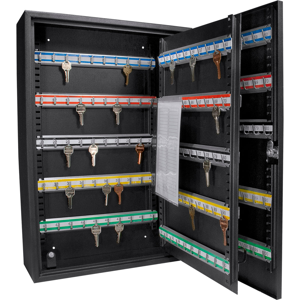 200 Key Adjustable Key Cabinet With Key Lock - Grand Goldman