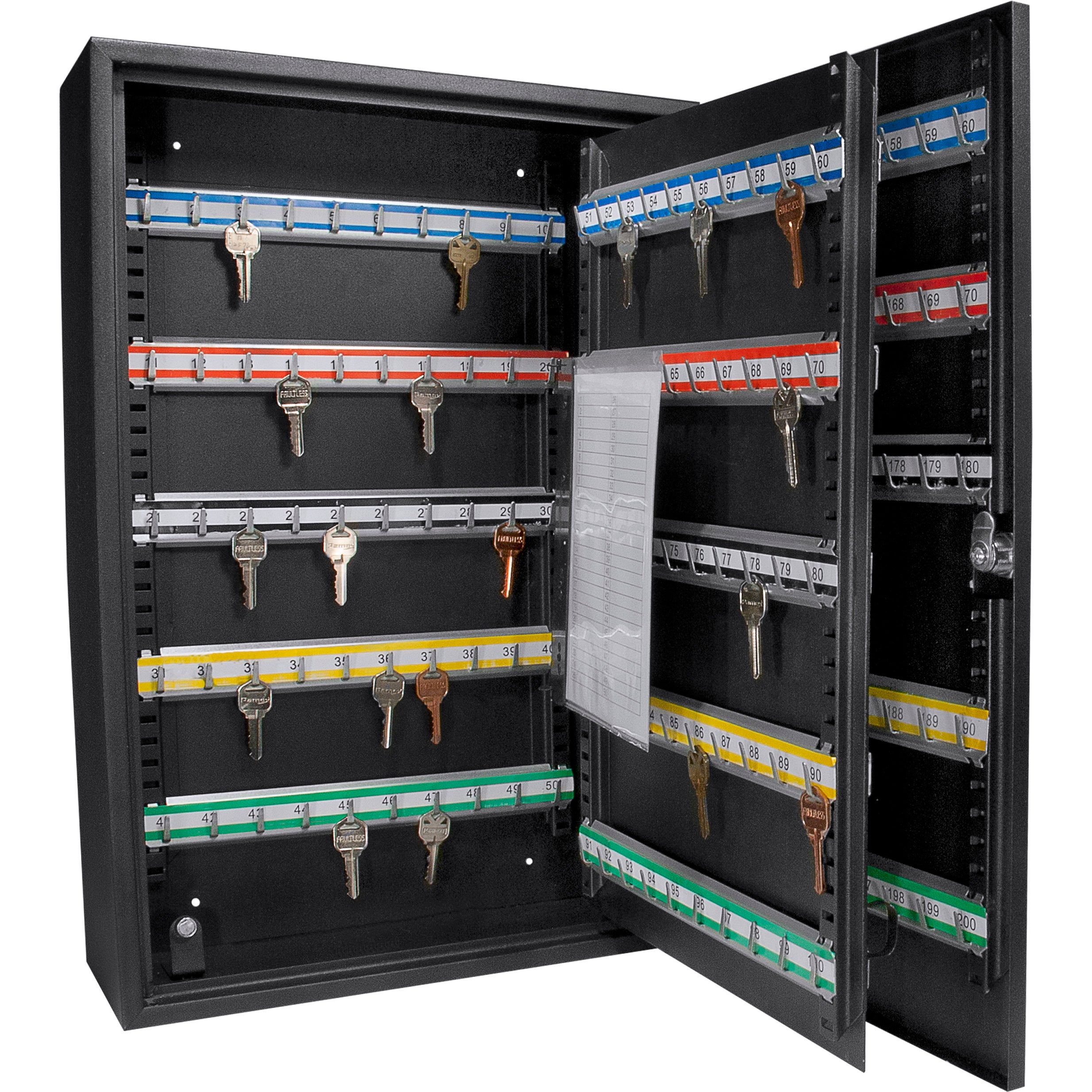 200 Key Adjustable Key Cabinet With Key Lock - Grand Goldman