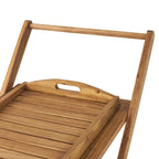 RIVIERA BAR CART Natural Stained Acacia Wood Mobile Bar Cart with Wheels for Entertaining - Grand Goldman Shop