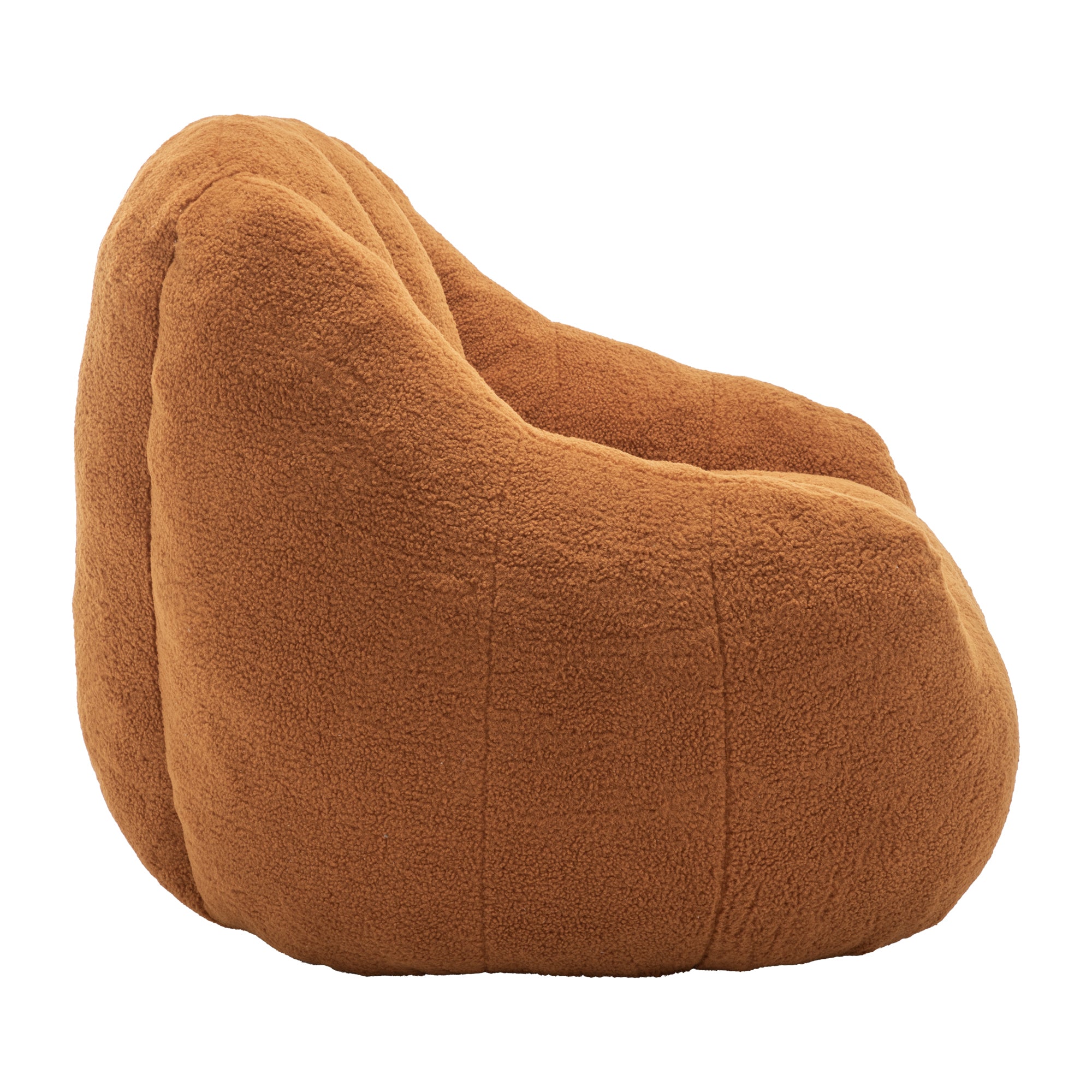 Comfy Bean Bag Chair with Memory Foam Filler – Tufted Soft Stuffed Bean Bag Sofa for Dorm, Apartment, or Living Room – Yellow - Grand Goldman Shop