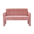 Nordic Modern Double Armchair Living Room & Bedroom Compact Upholstered Sofa Leisure Sofa Comfortable Seating with Dual Armrests Can be paired with a single chair - Grand Goldman Shop