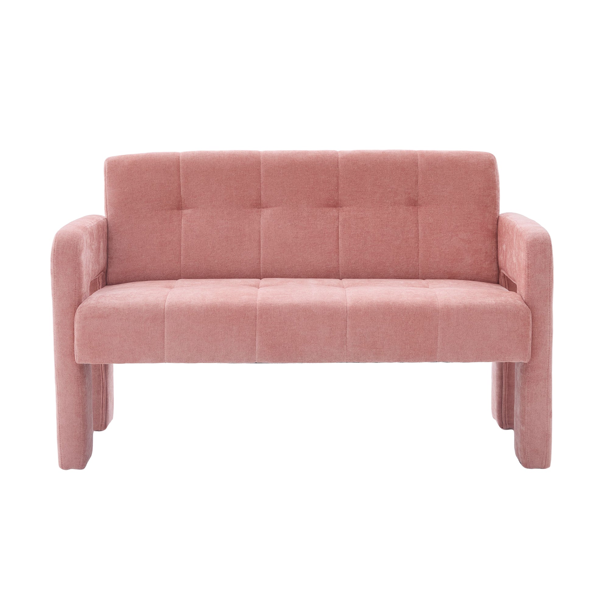 Nordic Modern Double Armchair Living Room & Bedroom Compact Upholstered Sofa Leisure Sofa Comfortable Seating with Dual Armrests Can be paired with a single chair - Grand Goldman Shop