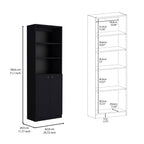 Dupree 2 Piece Home Bookcase set, 49' Wide with 9 Shelves ,  Living Room  Black - Grand Goldman