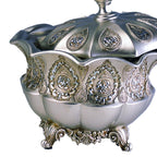 8' Tall Polyresin Decorative Jewelry Box, Silver Royal design - Grand Goldman Shop