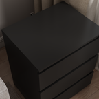 (Set of 2)3 Drawer Dresser, Small Dresser for Closet, Wooden Nightstand for Bedroom, Chest of Drawers Side Table Storage Cabinet for Home Office Entryway Hallway, Each box Contains Two Side Tables - Grand Goldman Shop