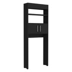 Madrid  Over The Toilet Cabinet, Double Door, Two Shelves -Black | Premium Home Decor - Grand Goldman