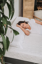 Omne Sleep 8' Gel Memory Foam Mattress Twin XL in White/Dark Gray - Grand Goldman Shop